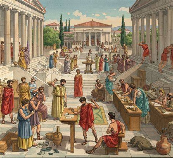 What was the Athenian economy supported by?