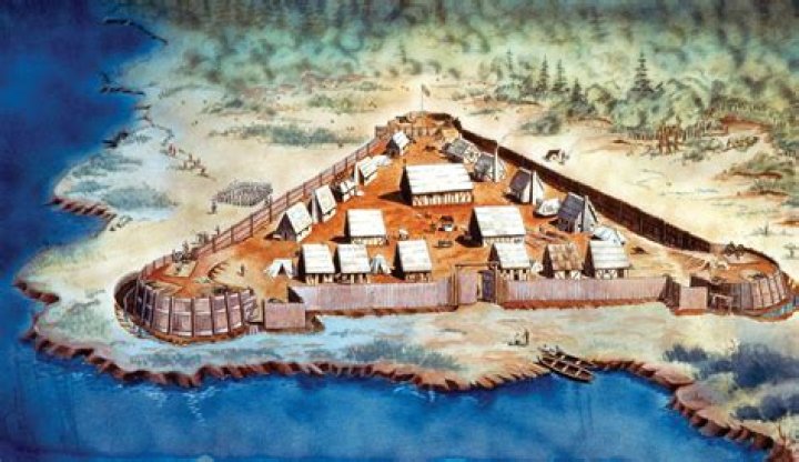 What was the first English settlement in 1607?