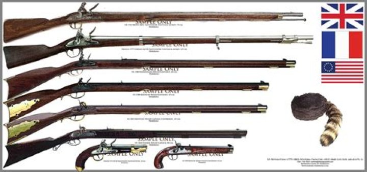 What weapons did the British use in the Revolutionary War?