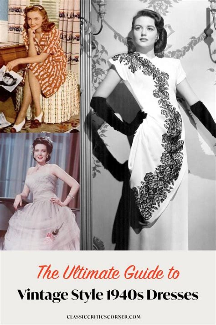 What were 1940s dresses called?