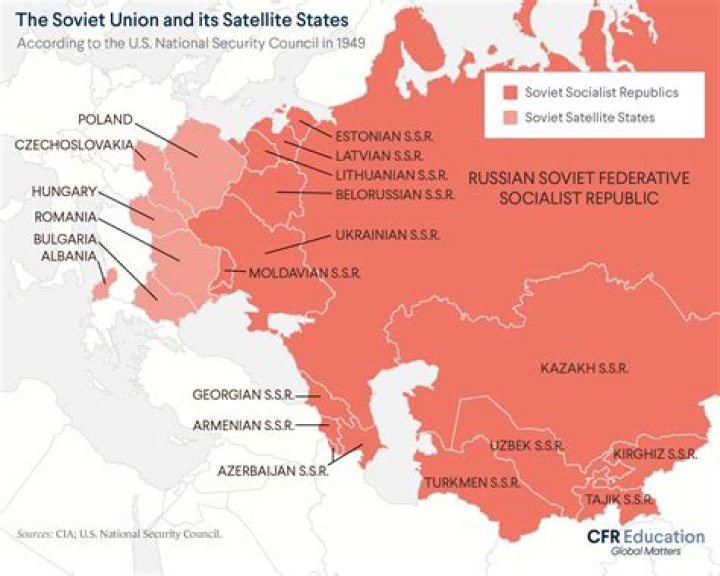 What were satellite nations Cold War?
