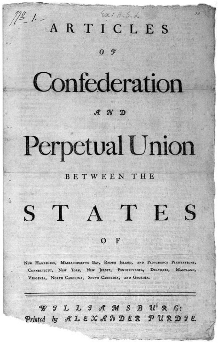 What were some major problems the US had under the Articles of Confederation?
