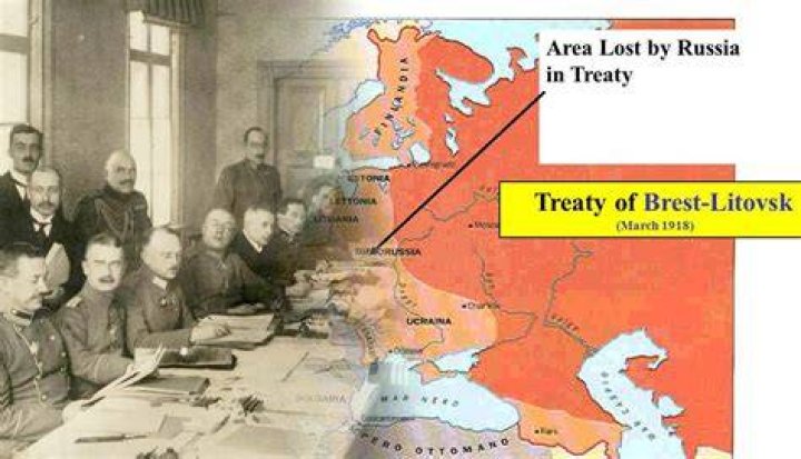 What were the main terms of the Treaty of Brest-Litovsk?