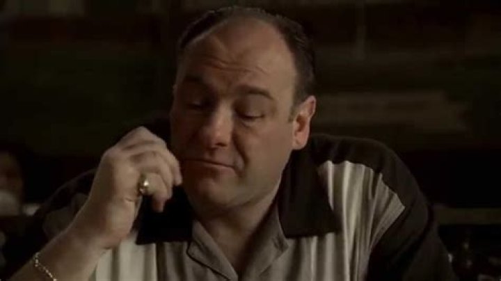 What were they eating in the final scene of The Sopranos?