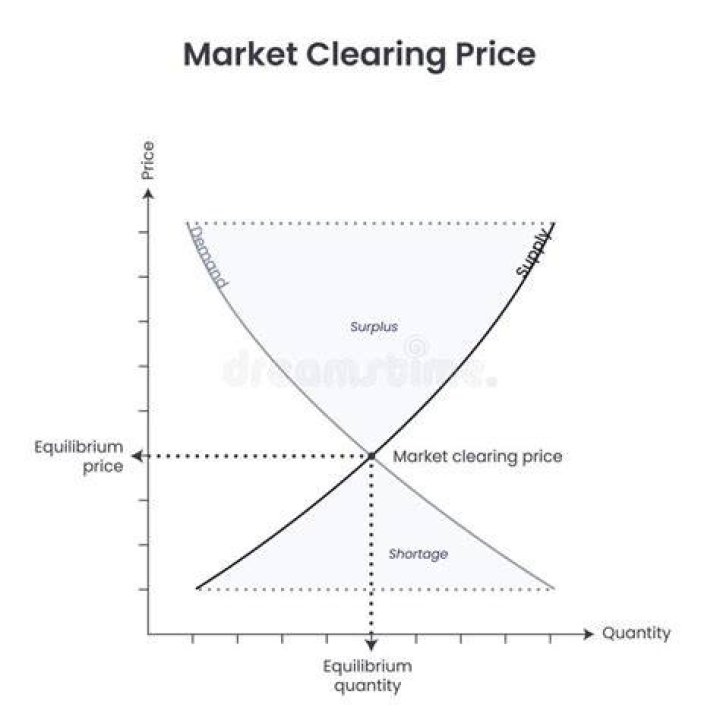 What will happen if price falls below the market-clearing price?