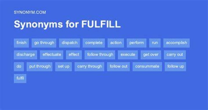 Whats is fulfill?