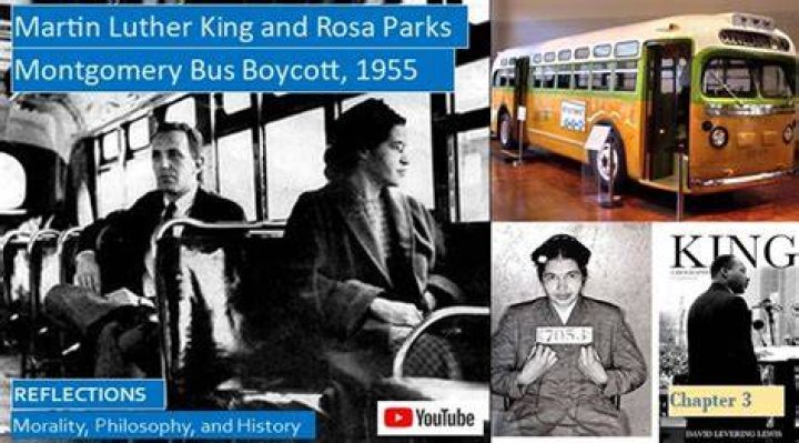 When did Rosa Parks bus boycott happen and why?