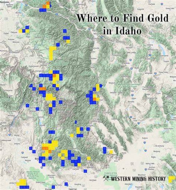Where can I mine for gold in Idaho?