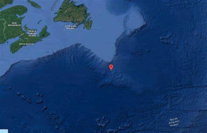 Where did the Titanic sank on Google Maps?