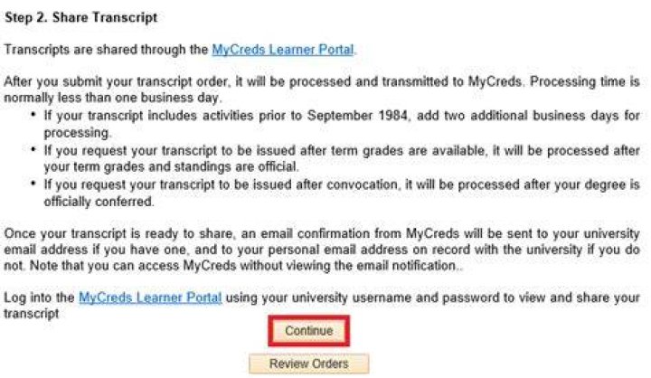 Where do I send my transcripts to UNCW?