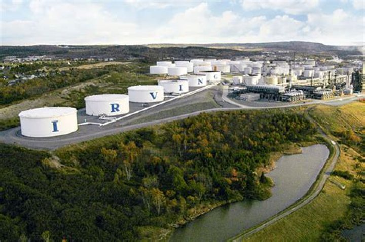 Where does Irving refinery get its oil from?