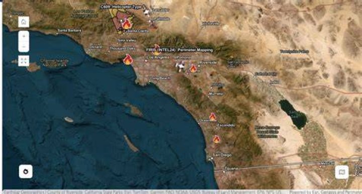 Where is the fire on Ortega?