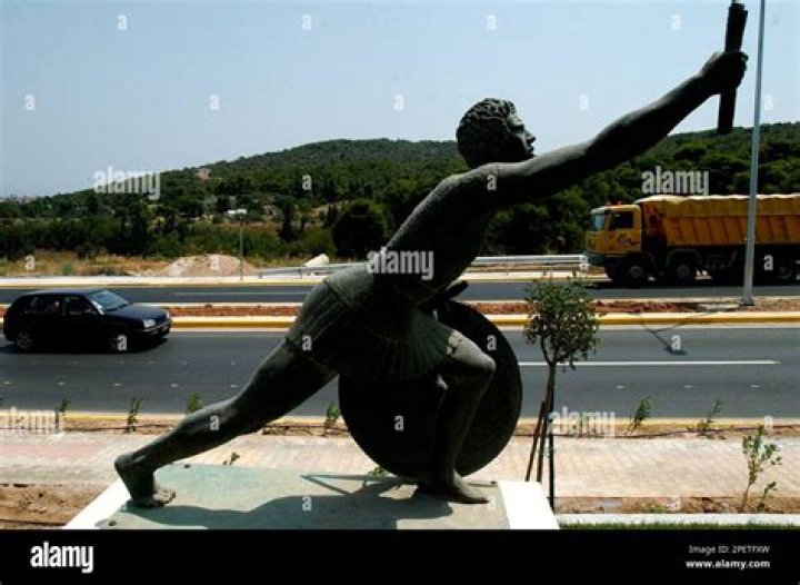 Where is the Statue of Pheidippides?