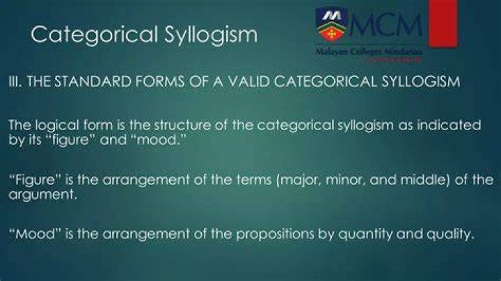 Where must you look to find the middle term of a categorical syllogism?