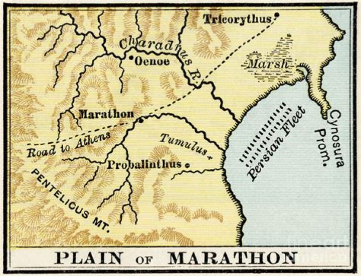 Where was the Battle of Marathon in ancient Greece?