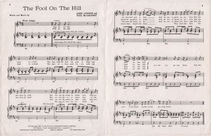 Where was the fool on the hill filmed?