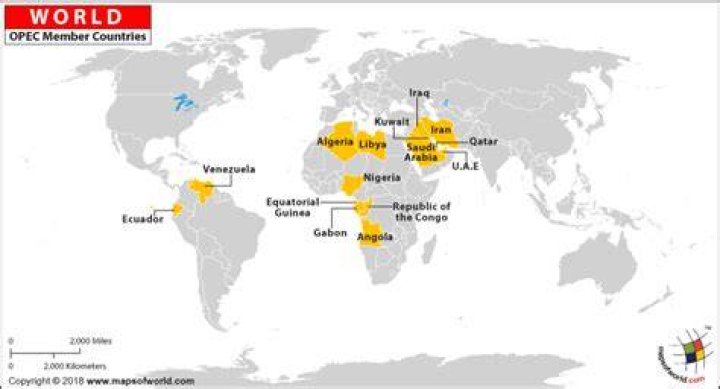 Which African country is not a member of OPEC?