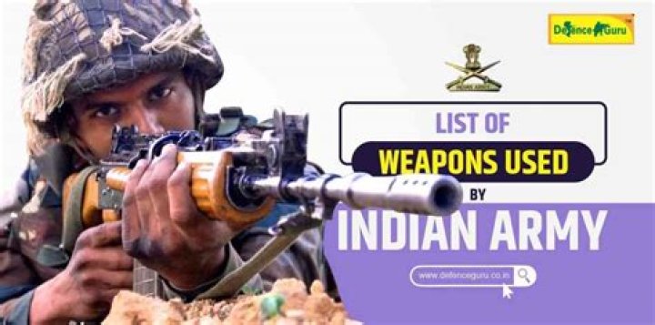 Which gun is used by Indian army?