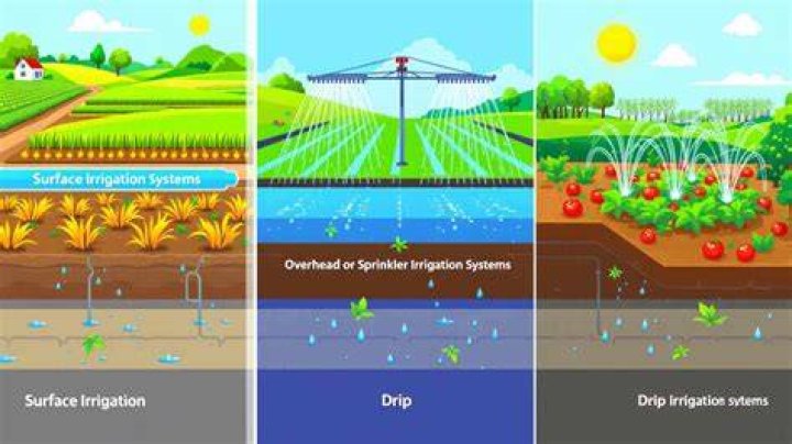 Which irrigation system uses water economically?