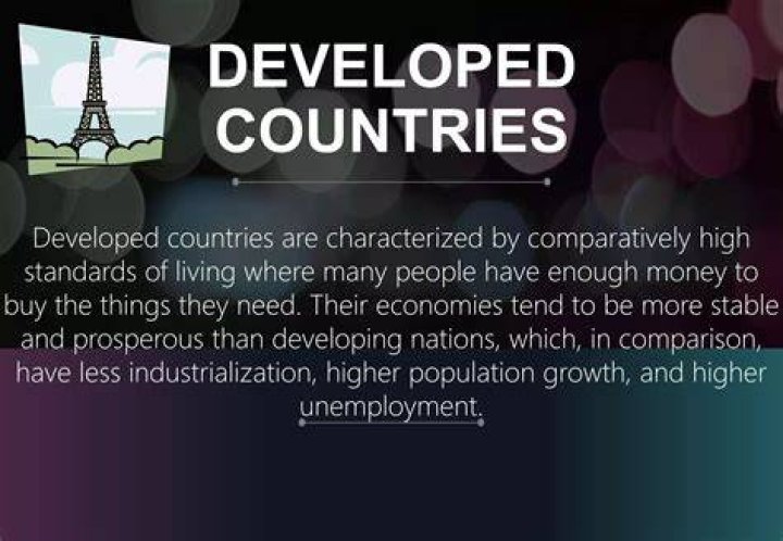 Which is developed country?