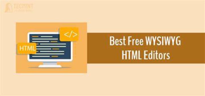 Which is the best free wysiwyg editor?