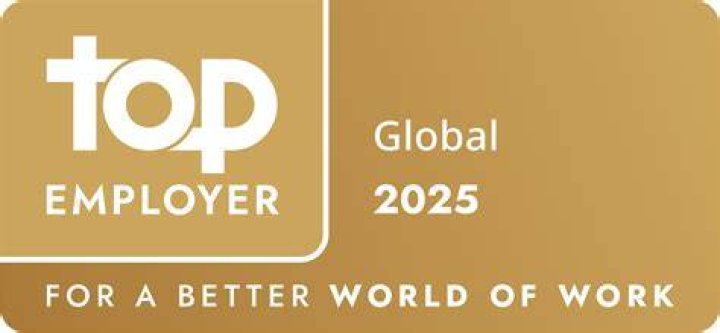 Which is the global top employers by top employer Institute?