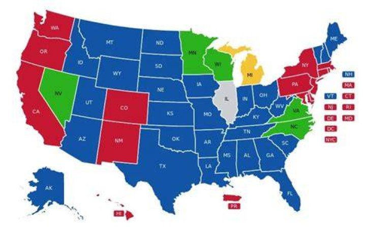 Which states have reciprocity with Illinois bar?