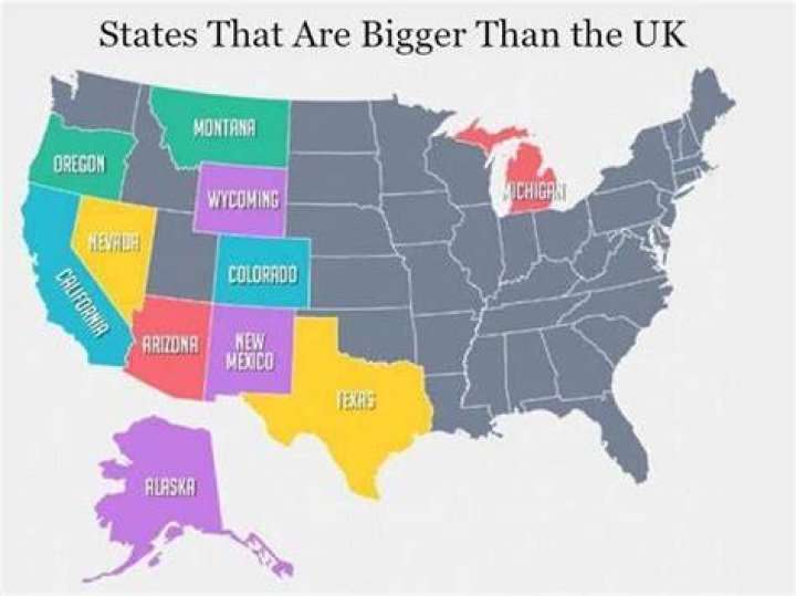 Which US state is the same size as Norway?