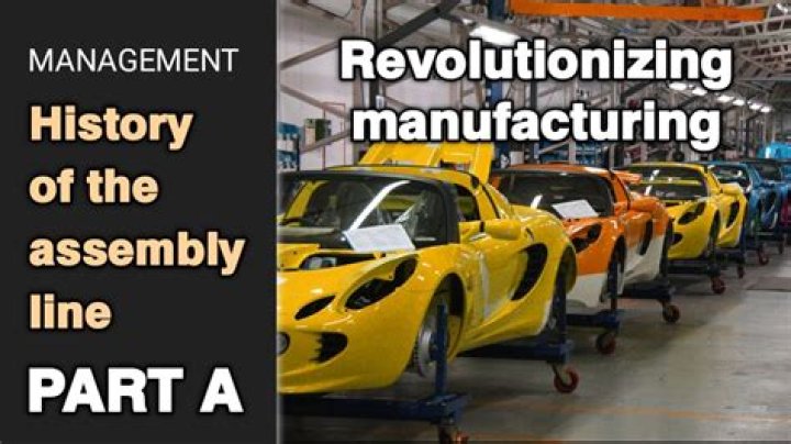 Who invented the first assembly line?