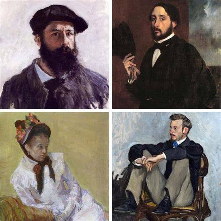 Who were the 4 main impressionist artists?