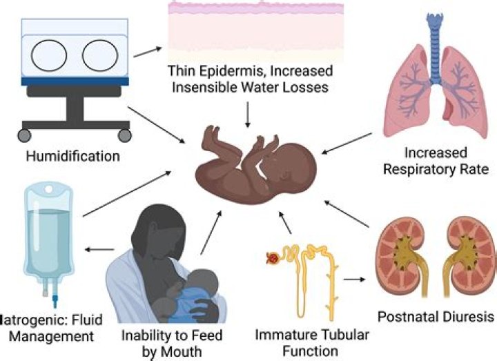 Why are premature infants at high risk for insensible water loss?