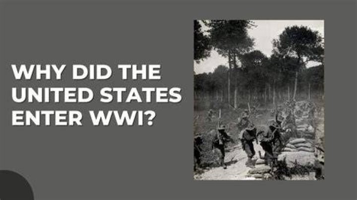Why did the US ally with Britain in ww1?