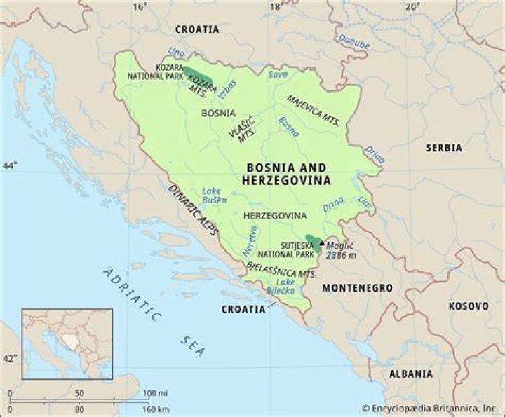 Why is Bosnia not part of the EU?