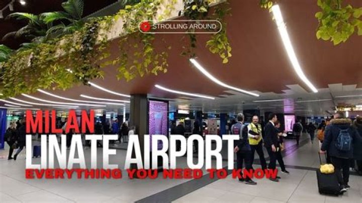 Why is Linate airport closed?