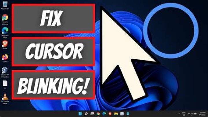 Why is my cursor flashing busy?