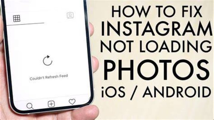 Why is my Instagram not loading?