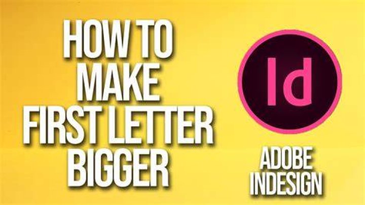 Why is the first letter in a chapter big?