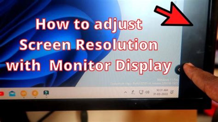 Why is the resolution on my monitor messed up?