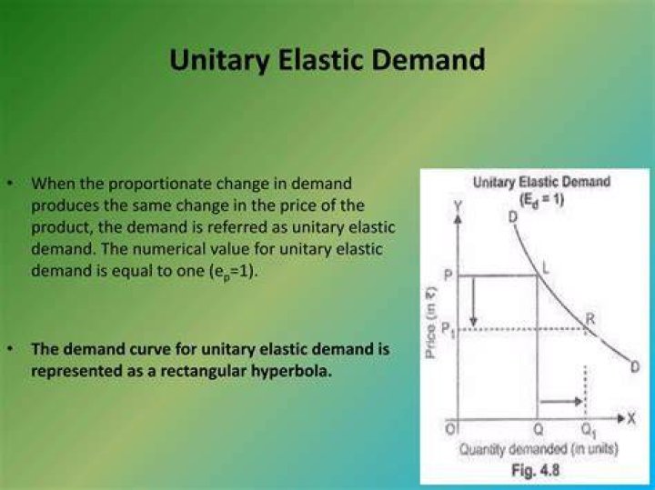 Why is unitary elastic demand called a rectangular hyperbola?