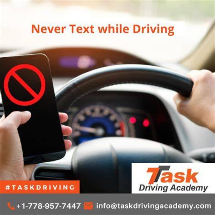 Why should we avoid texting while driving?