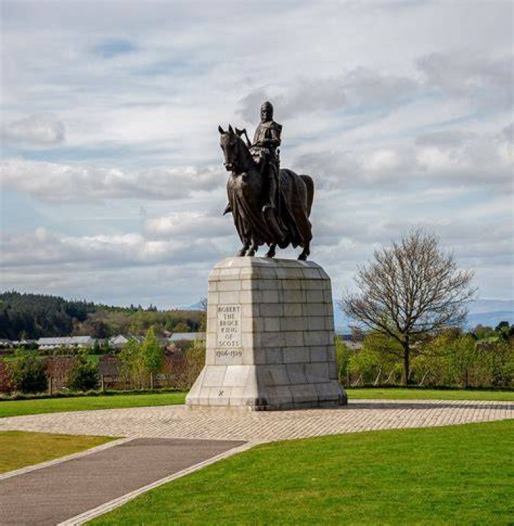 Why was the king of Scotland called Robert the Bruce?